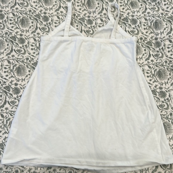 Set of 2 White Gap Maternity / Nursing Tanks Tops - Picture 2 of 2